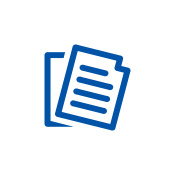 Signature Series Icon of a couple sheets of printed paper