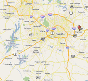 Map of Weather Master's service area